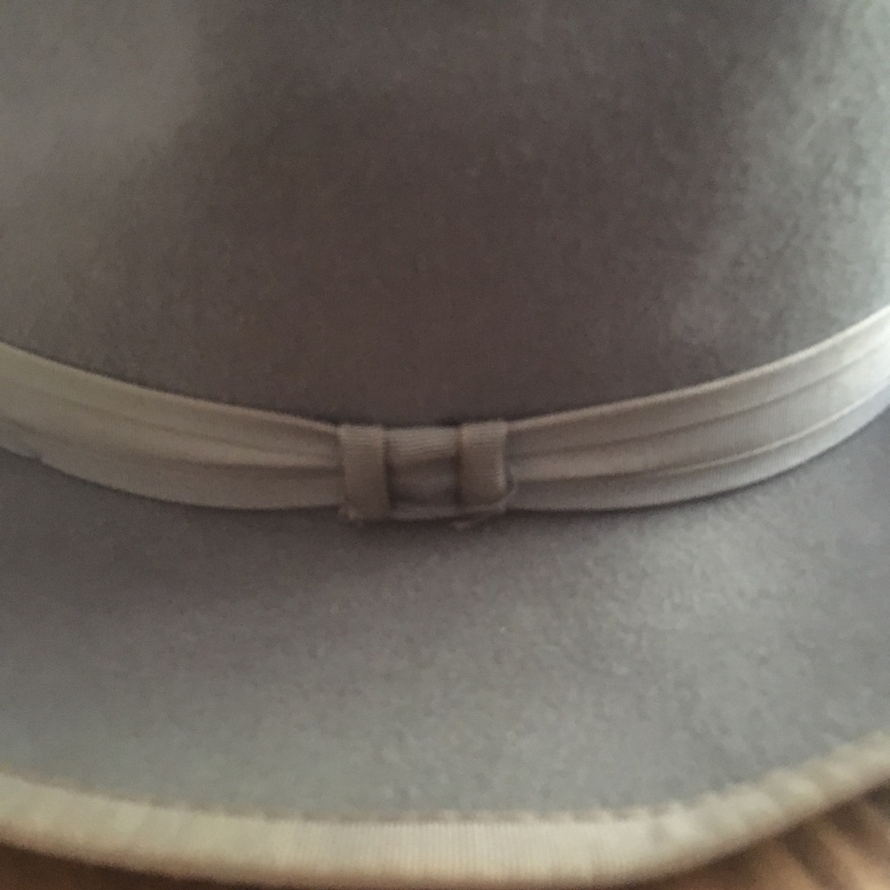 Vintage Morfelt 100% Wool Gray Bowler Derby Hat - Picture 2 of 8